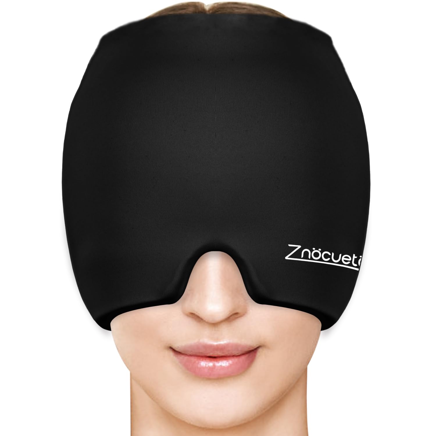 ZNÖCUETÖD bonnet migraine gel 360: soulagement enveloppant et lumière bloquée