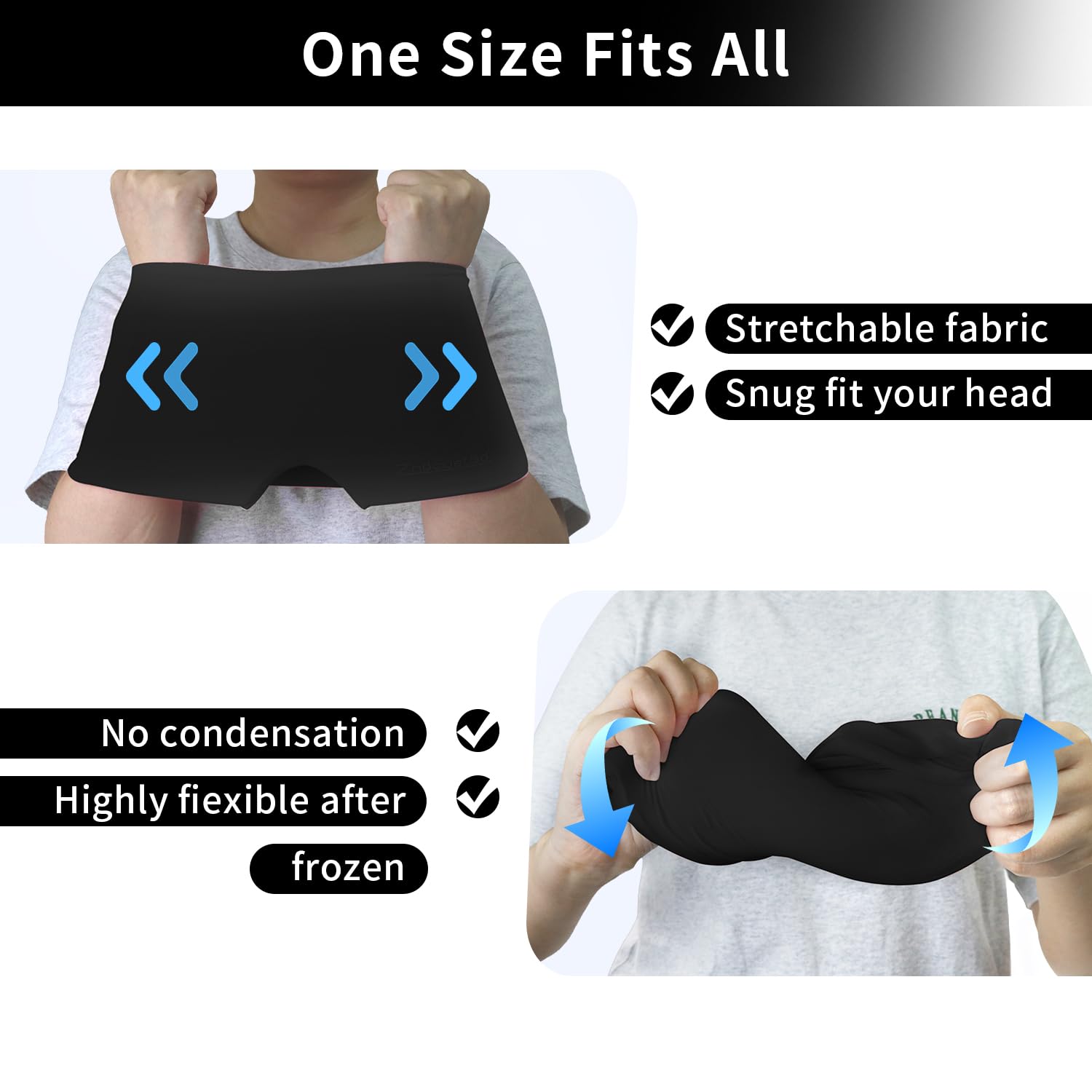 ZNÖCUETÖD cap chaud-froid: thérapie double adaptable