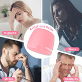 ZNÖCUETÖD cap-gel migraine: vue dos, port discret pour détente rapide