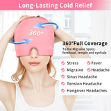 ZNÖCUETÖD cap-gel migraine: vue visage, réduction des tensions et du stress