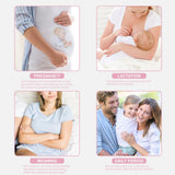 ZNÖCUETÖD compresse gel sein rose matériaux-sûrs – sans latex et sans BPA/BPS