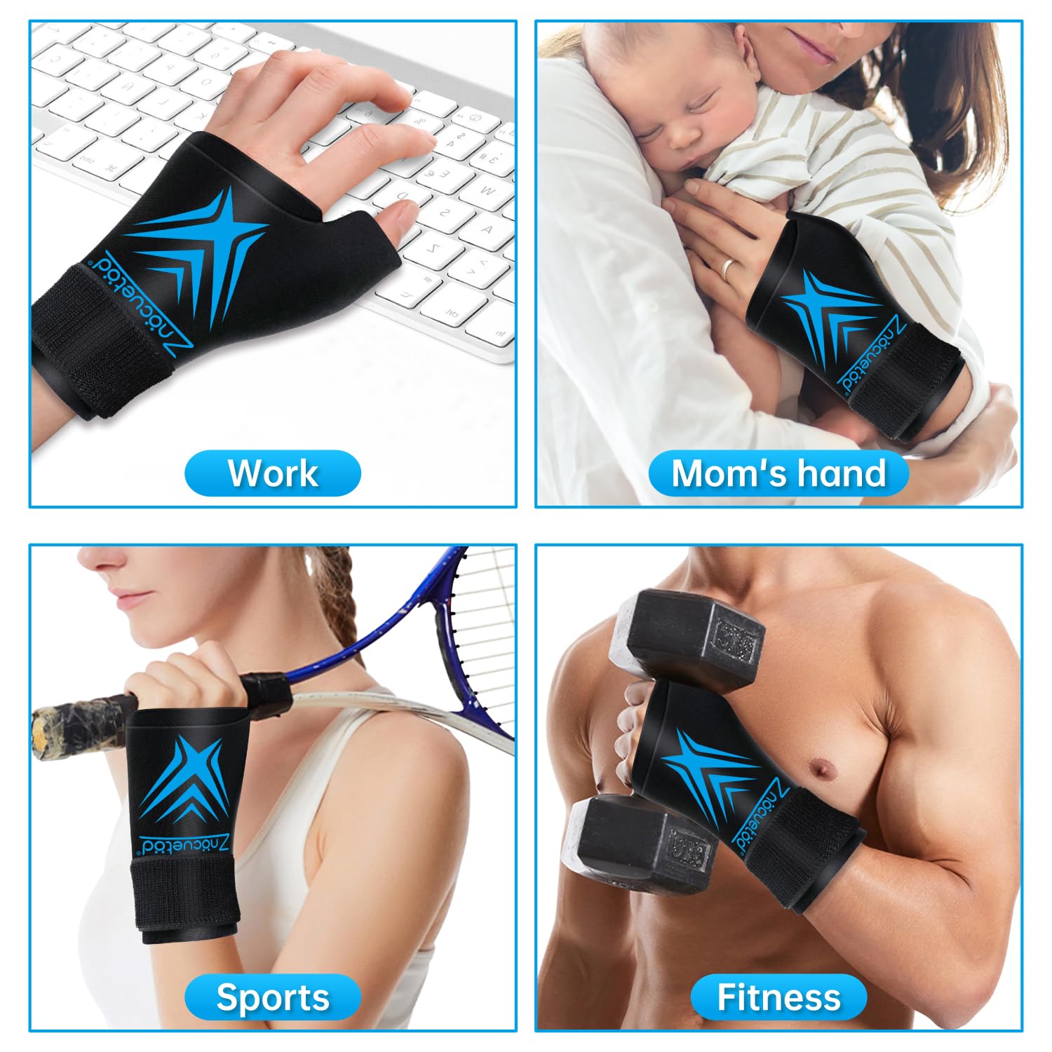 ZNÖCUETÖD compression poignet: soutien discret pour gestes quotidiens.