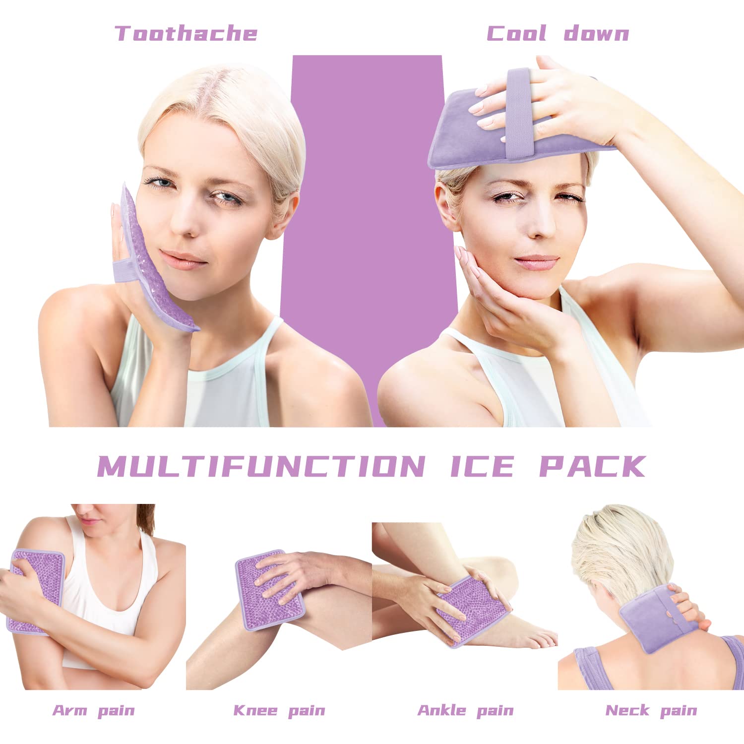 ZNÖCUETÖD Gel Glace Adapté Genou Epaule – application ciblée et confort avec adaptation.