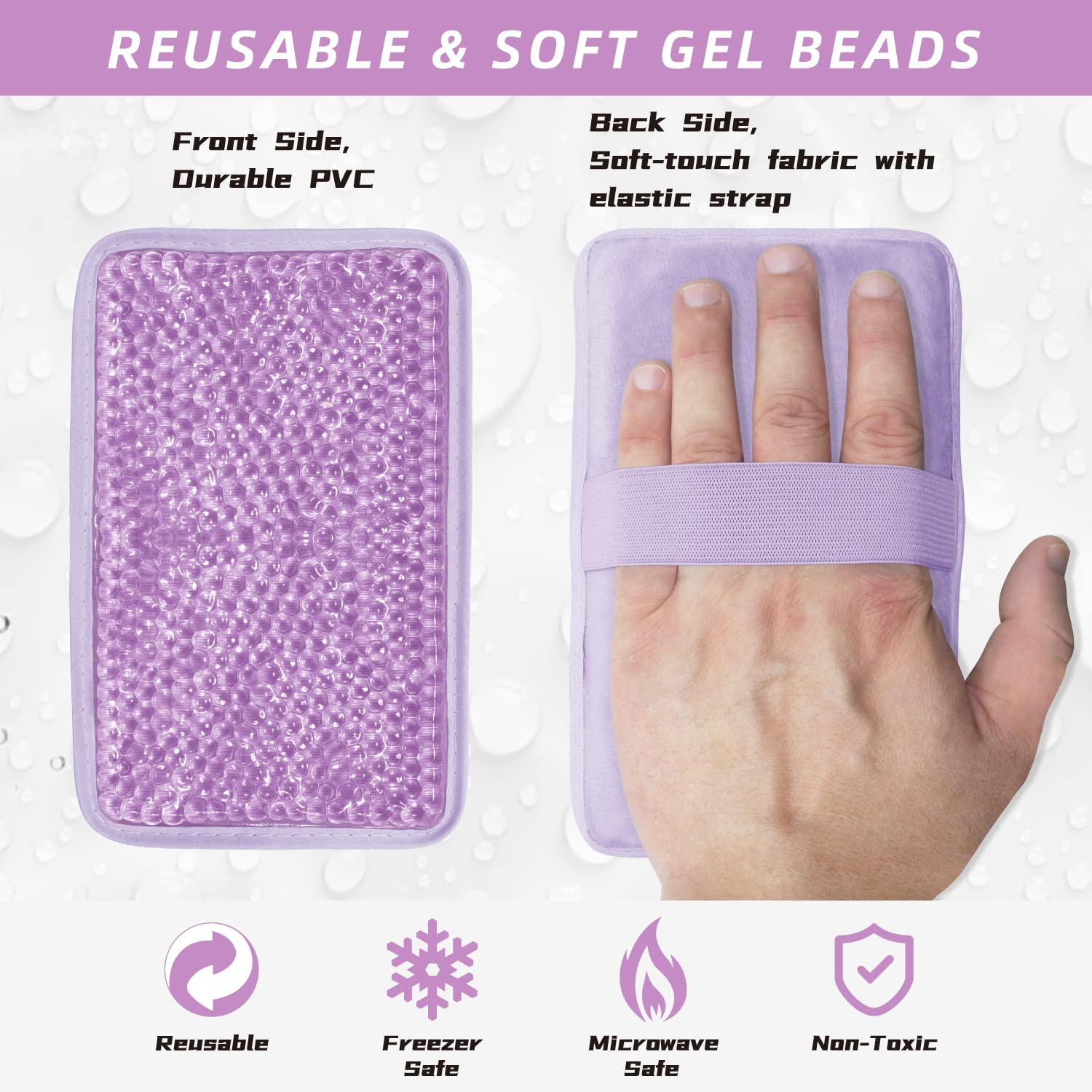 ZNÖCUETÖD Gel Glace Poignet Cheville – utilisation polyvalente et efficace.