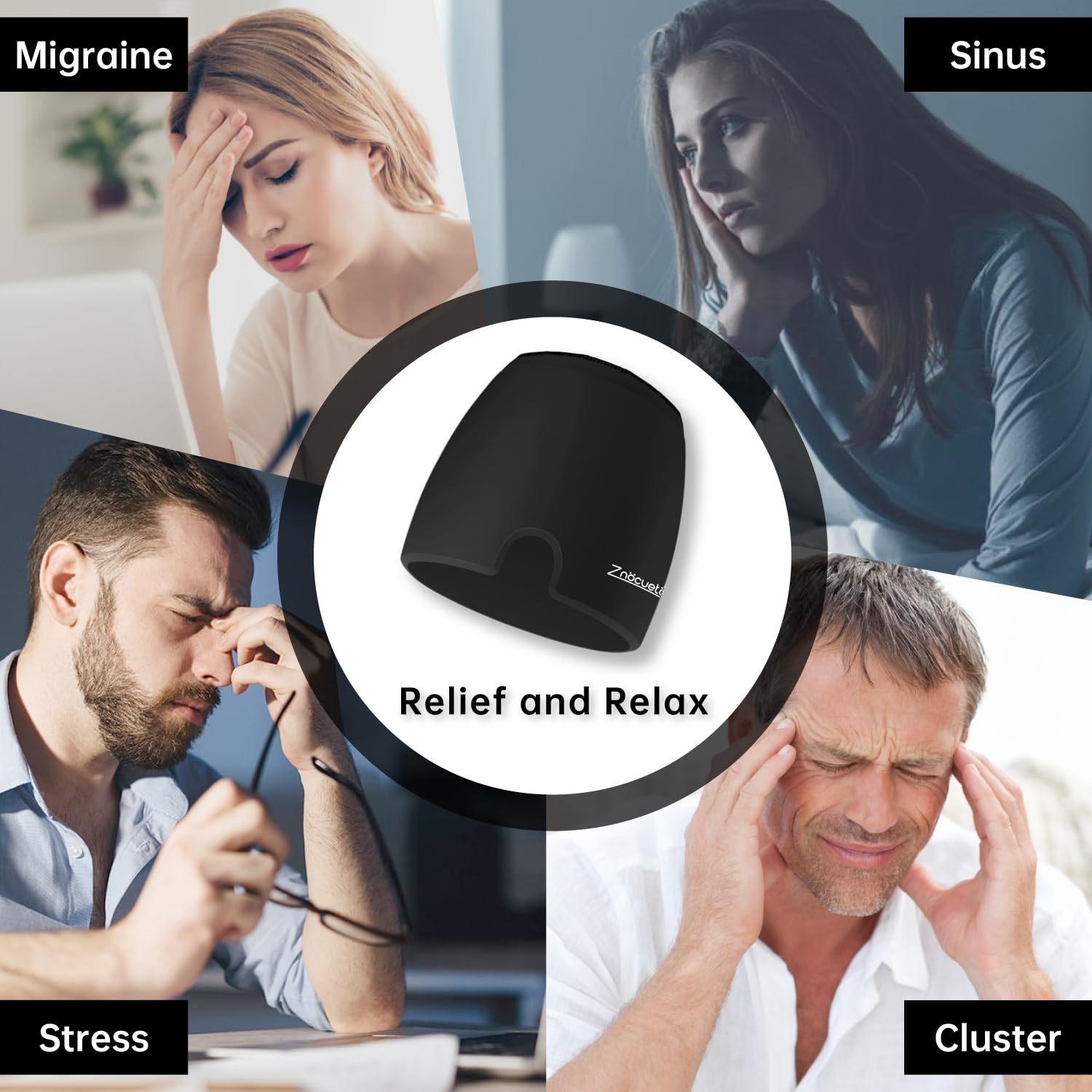 ZNÖCUETÖD masque crane: utilisation sans réglage et contact doux