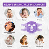 ZNÖCUETÖD Masque Gel Glacé Visage Chaud, favorise détente et confort
