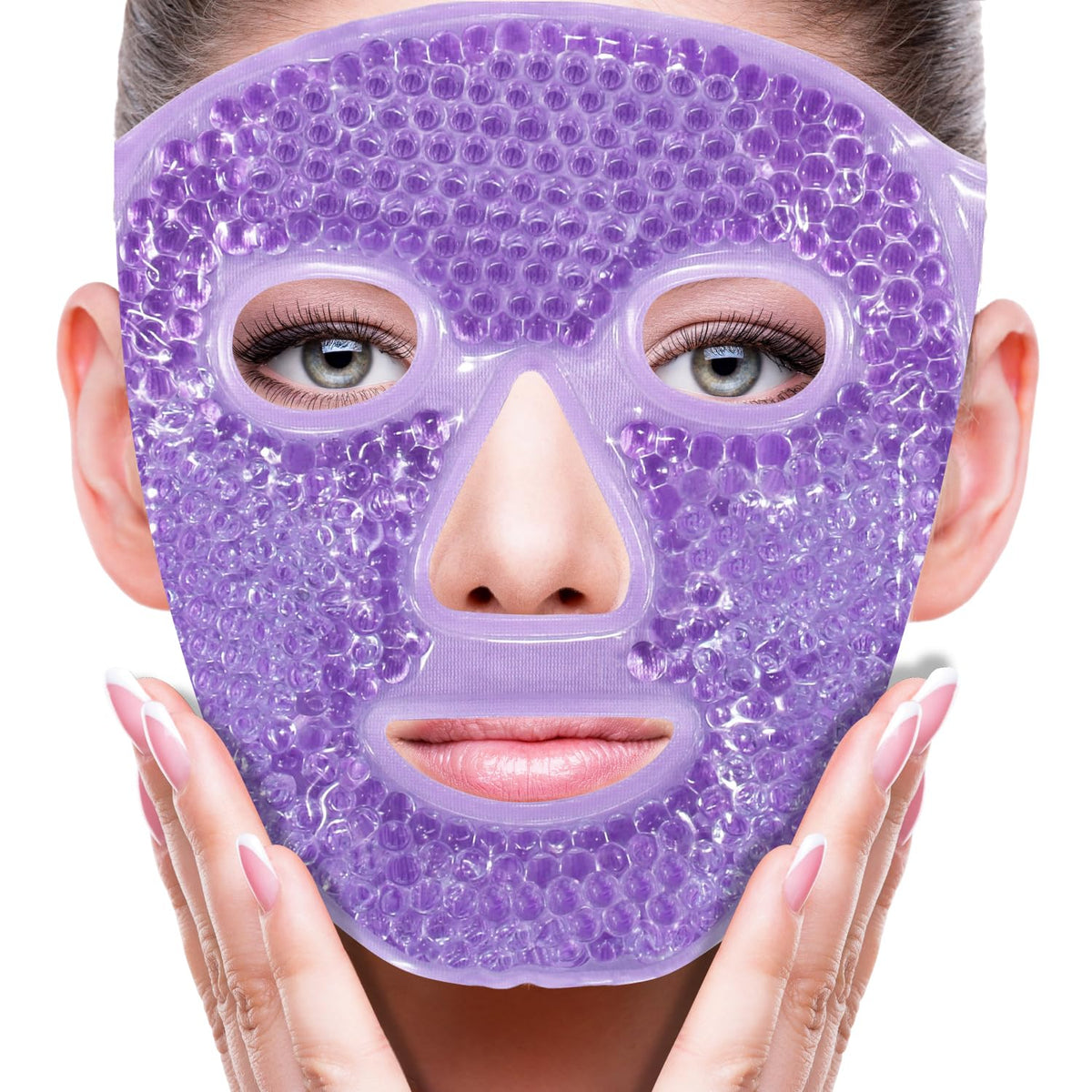 ZNÖCUETÖD Masque Gel Glacé Visage, sensation rafraîchissante pour le visage