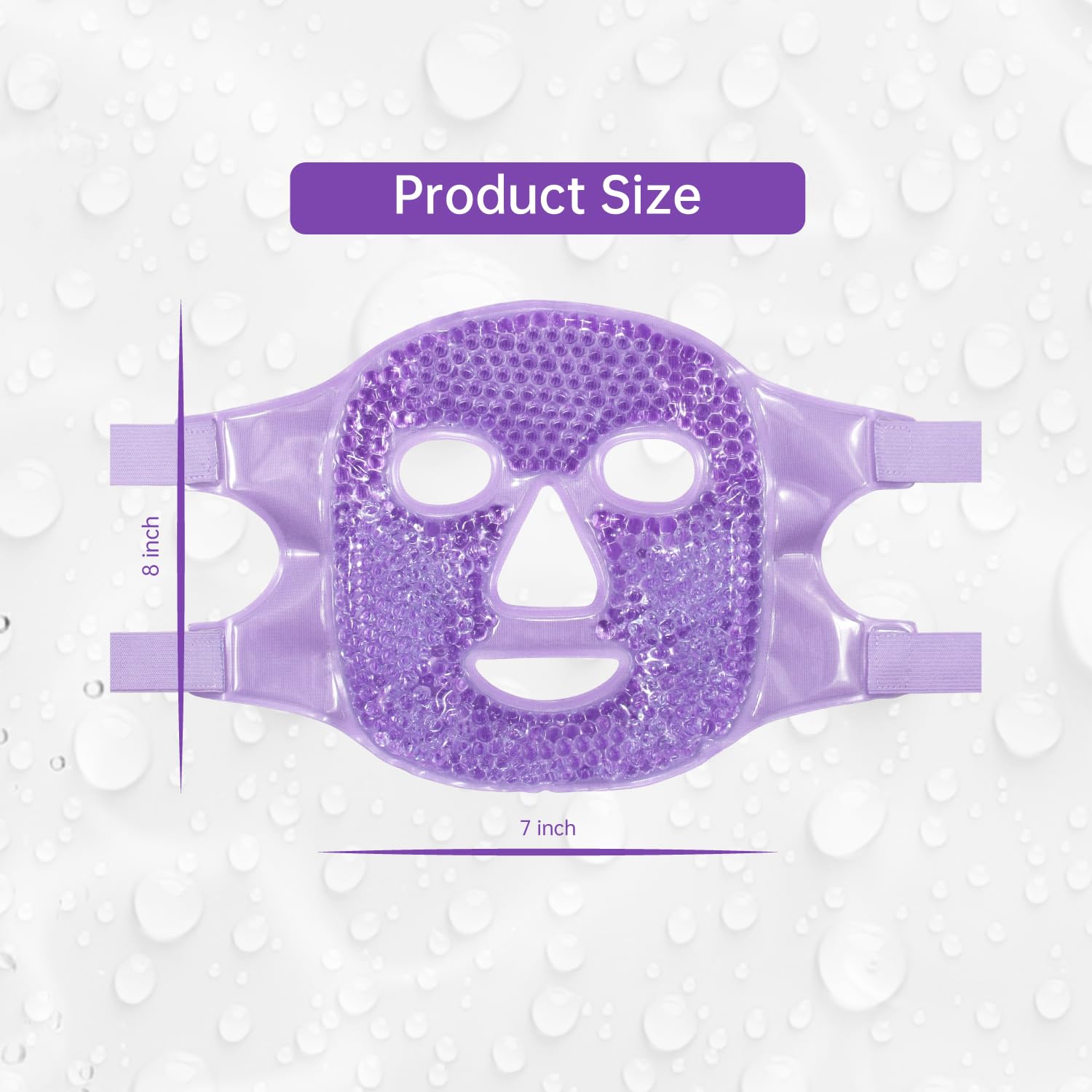 ZNÖCUETÖD Masque Gel Glacé Yeux, utilisation confortable autour des yeux