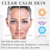 ZNÖCUETÖD Masque Yeux Chauffant: chaleur apaisante pour relaxation des tensions