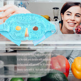 ZNÖCUETÖD Masque yeux utilisation front bleu, conçu pour yeux et front.