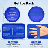 ZNÖCUETÖD pack glace rond doux pour applications localisées et confort.