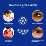 ZNÖCUETÖD pack gel chaud froid pour les yeux, thérapie polyvalente.
