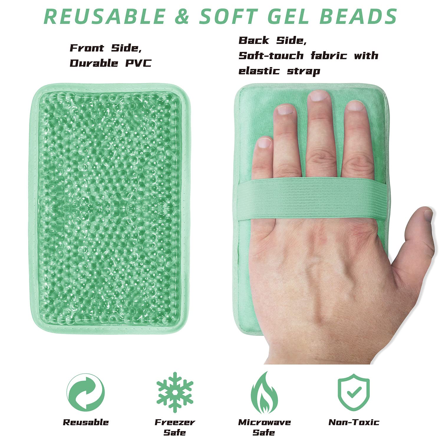 ZNÖCUETÖD Gel Pack nuque aide à détendre les tensions et favoriser le repos.