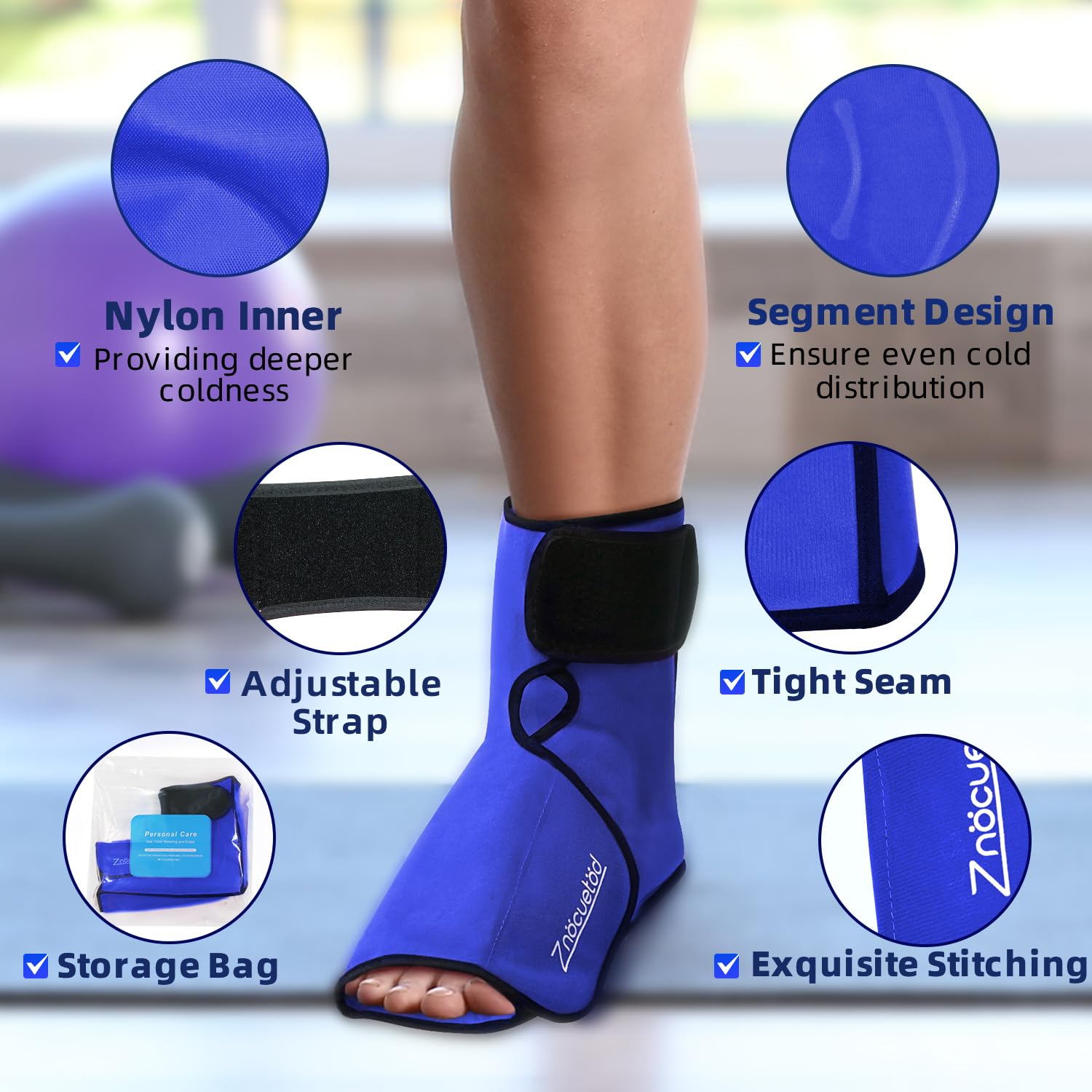 ZNÖCUETÖD usage quotidien pour pieds et chevilles.