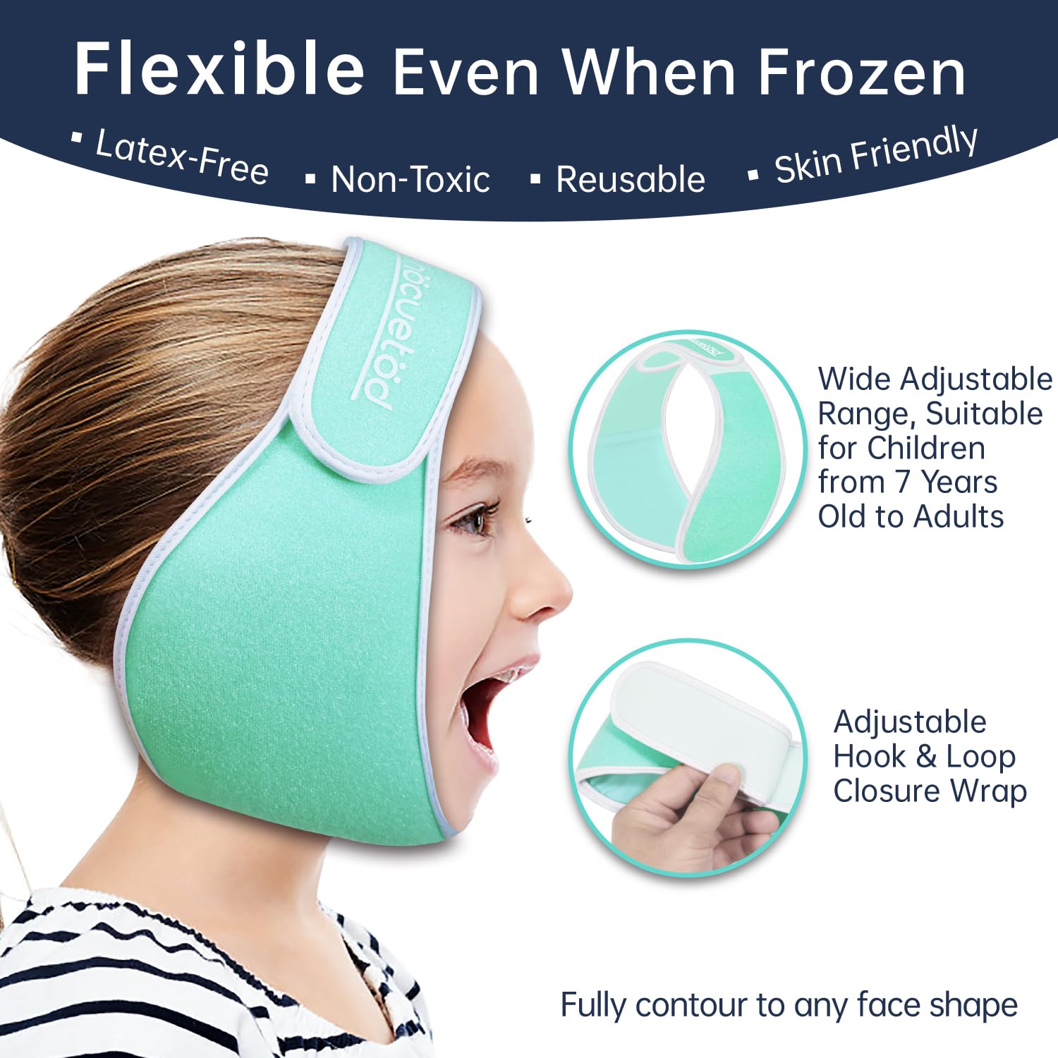 ZNÖCUETÖD wrap visage mains libres : traitement pratique