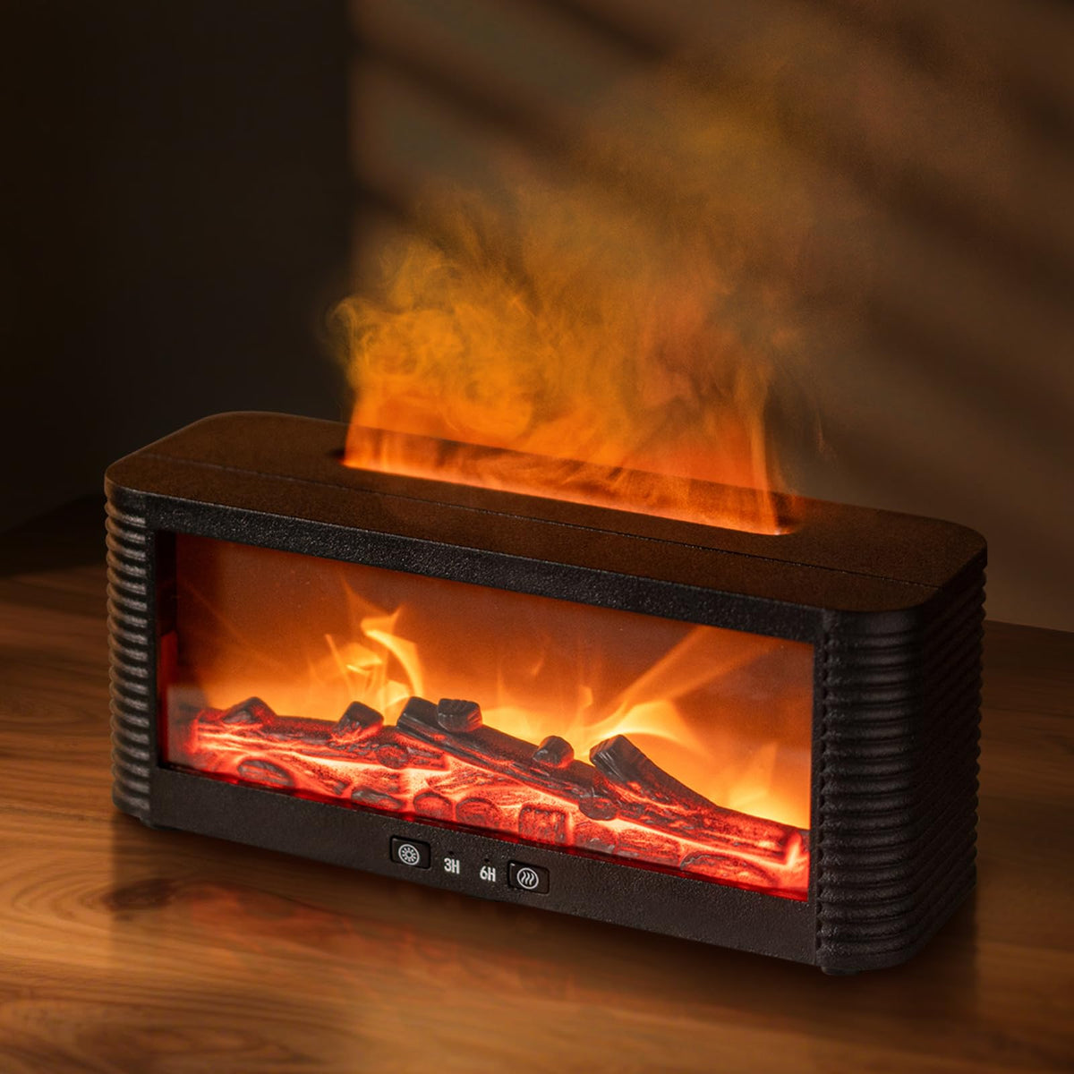 Znvyxhom diffuseur huiles essentielles - feu realiste pour une ambiance chaleureuse et relaxante.