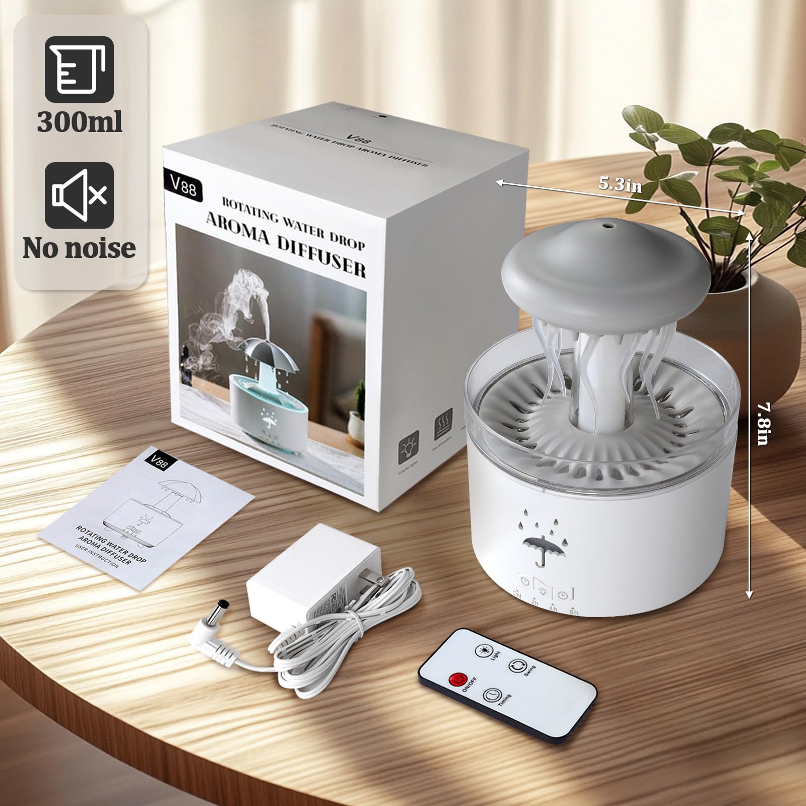 Znvyxhom diffuseur méduse cadeau idéal pour offrir