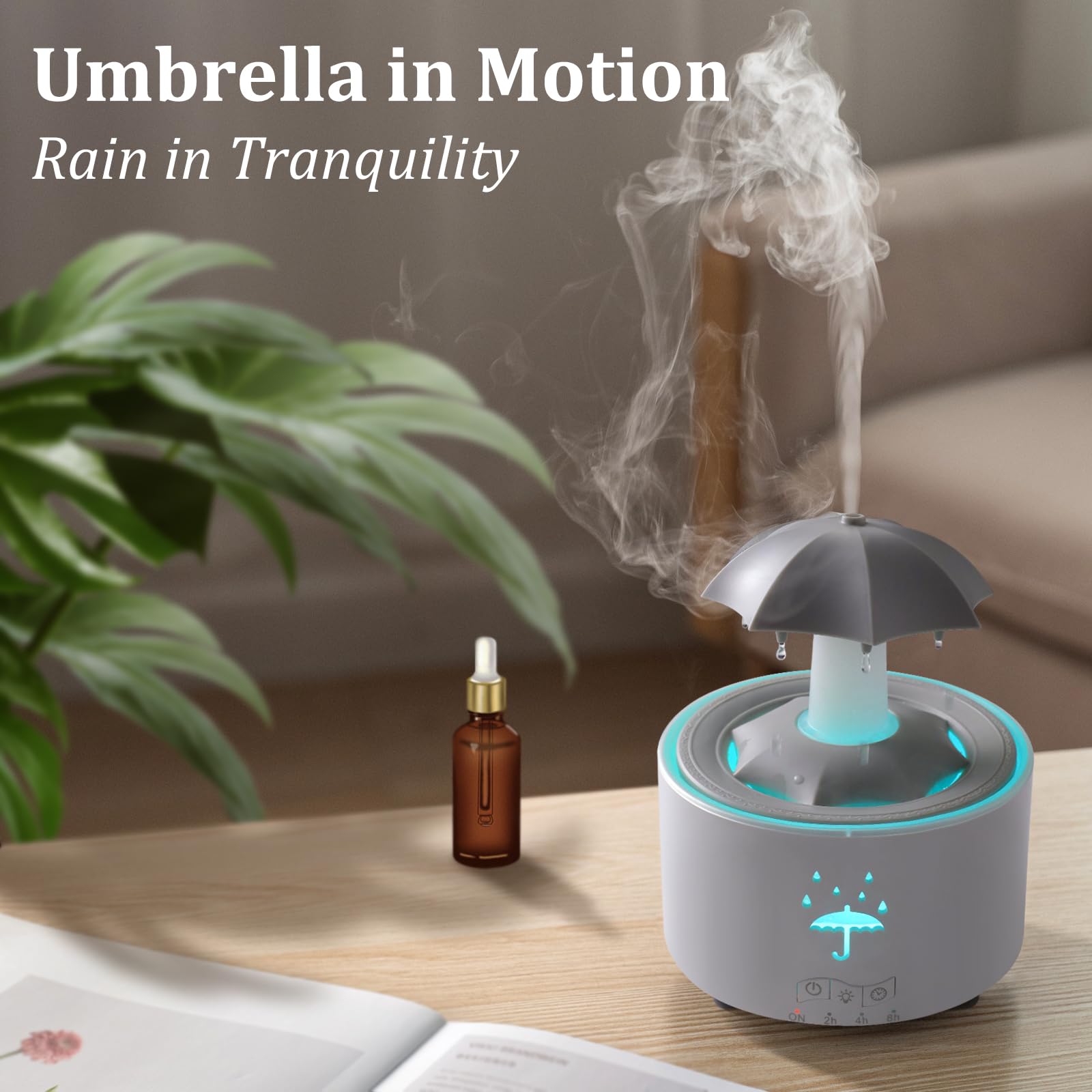 Diffuseur Znvyxhom lumière DEL multicolore pour ambiance zen.