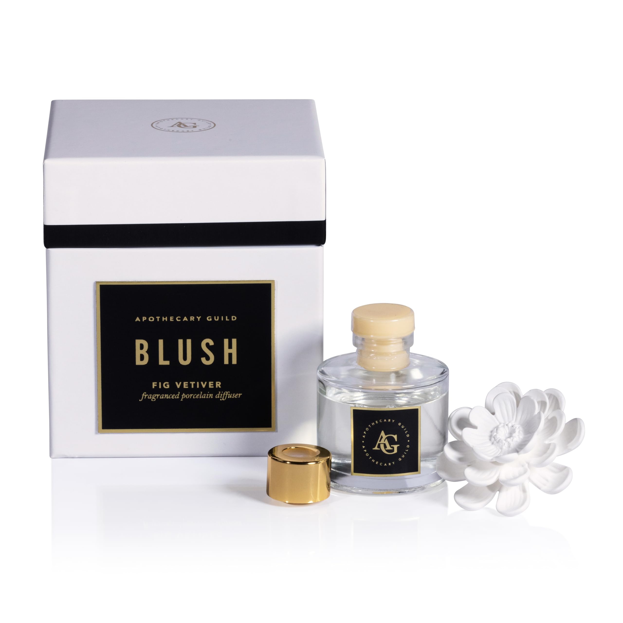 Diffuseur Zodax Fig Vetiver: huile parfumée durable pour salon.