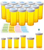 Zoeynex – bouteille-pilules vide avec capuchon sécurisé, pratique pour l'organisation.