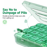 Zoksi grande capacite 32 emplacements pour pilules et vitamines.