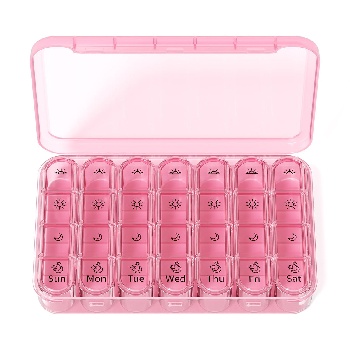 Zoksi organisateur pilules semaine rose – pratique pour la routine journalière.