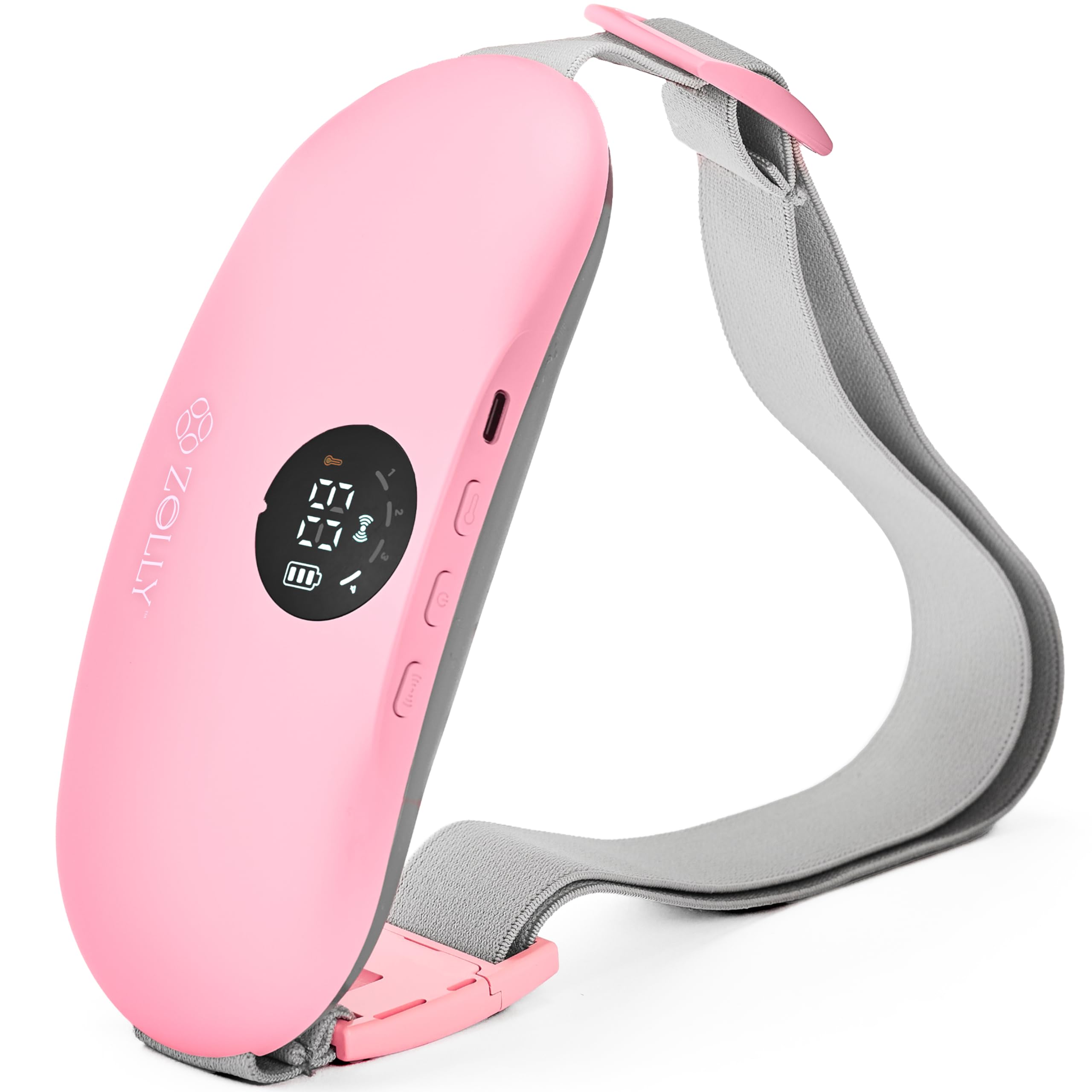 Zolly coussin-chauffant portable, chaleur rapide pour apaiser les crampes.