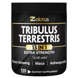 Bouteille Zolotus 13en1 avec capsules prête à l'emploi pour soutenir l'énergie.