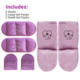 Chaussettes Zomaple avec sangles ajustables pour maintien.