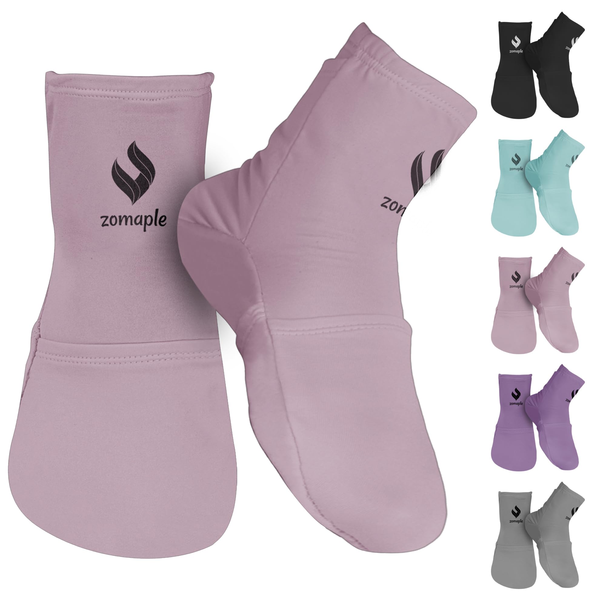 Chaussettes Zomaple thérapie froid lavande en action, refroidissement ciblé.