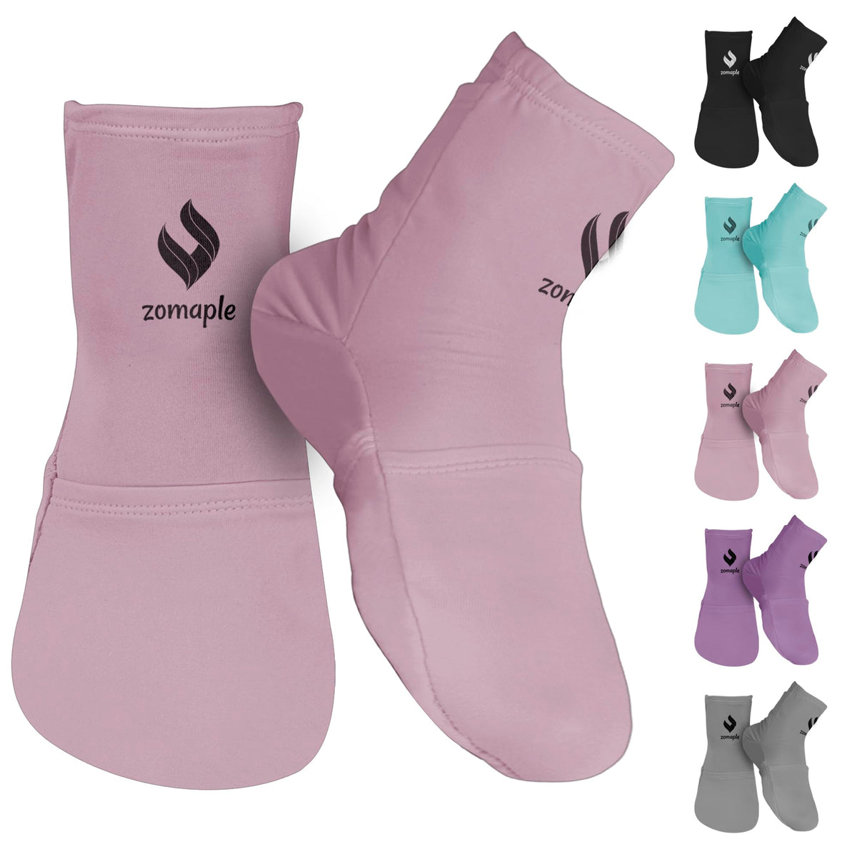 Chaussettes Zomaple thérapie froid lavande en action, refroidissement ciblé.