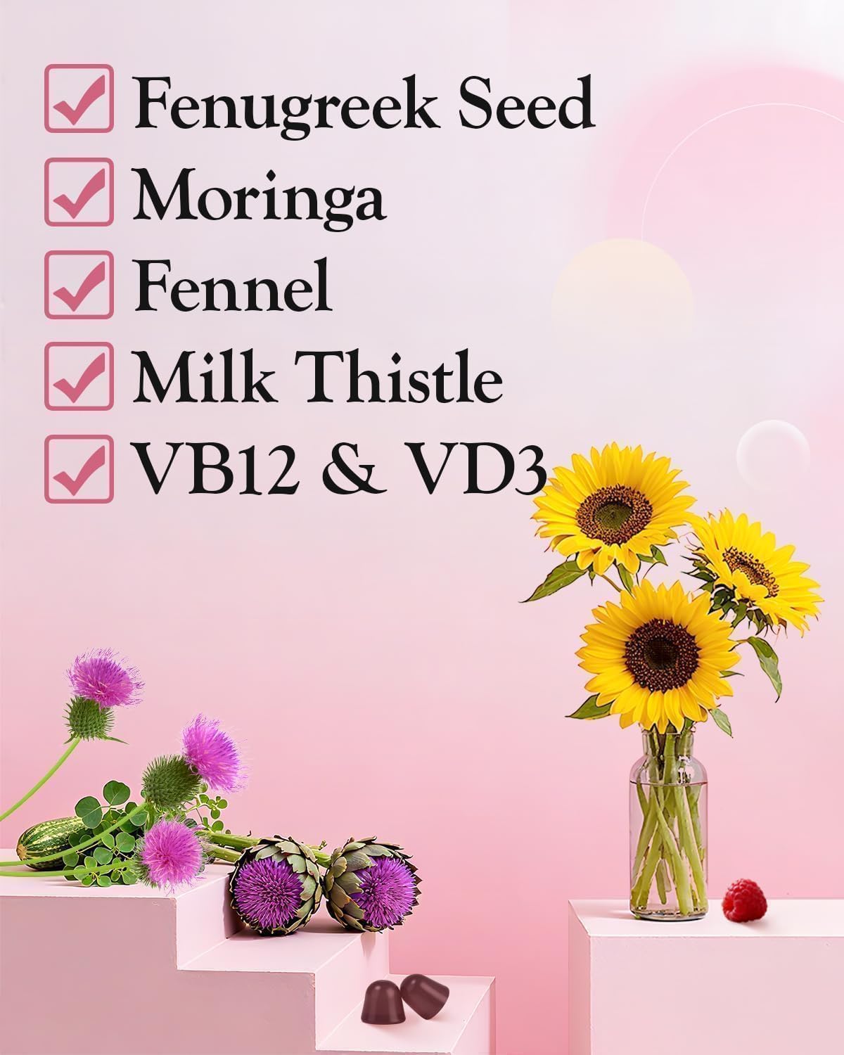 ZonaVitalis gommes framboise lactation – arôme attrayant et pratique.