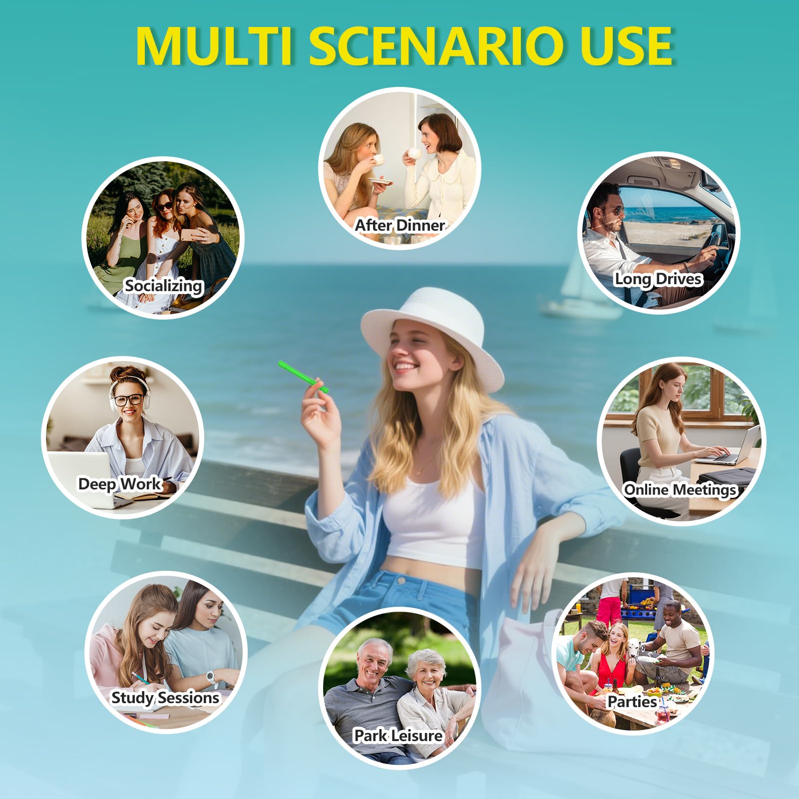 Silicone doux sans BPA, usage sûr et agréable.
