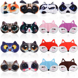 Masque yeux ZooFox animaux 3D, confort optimal en voyage et repos.