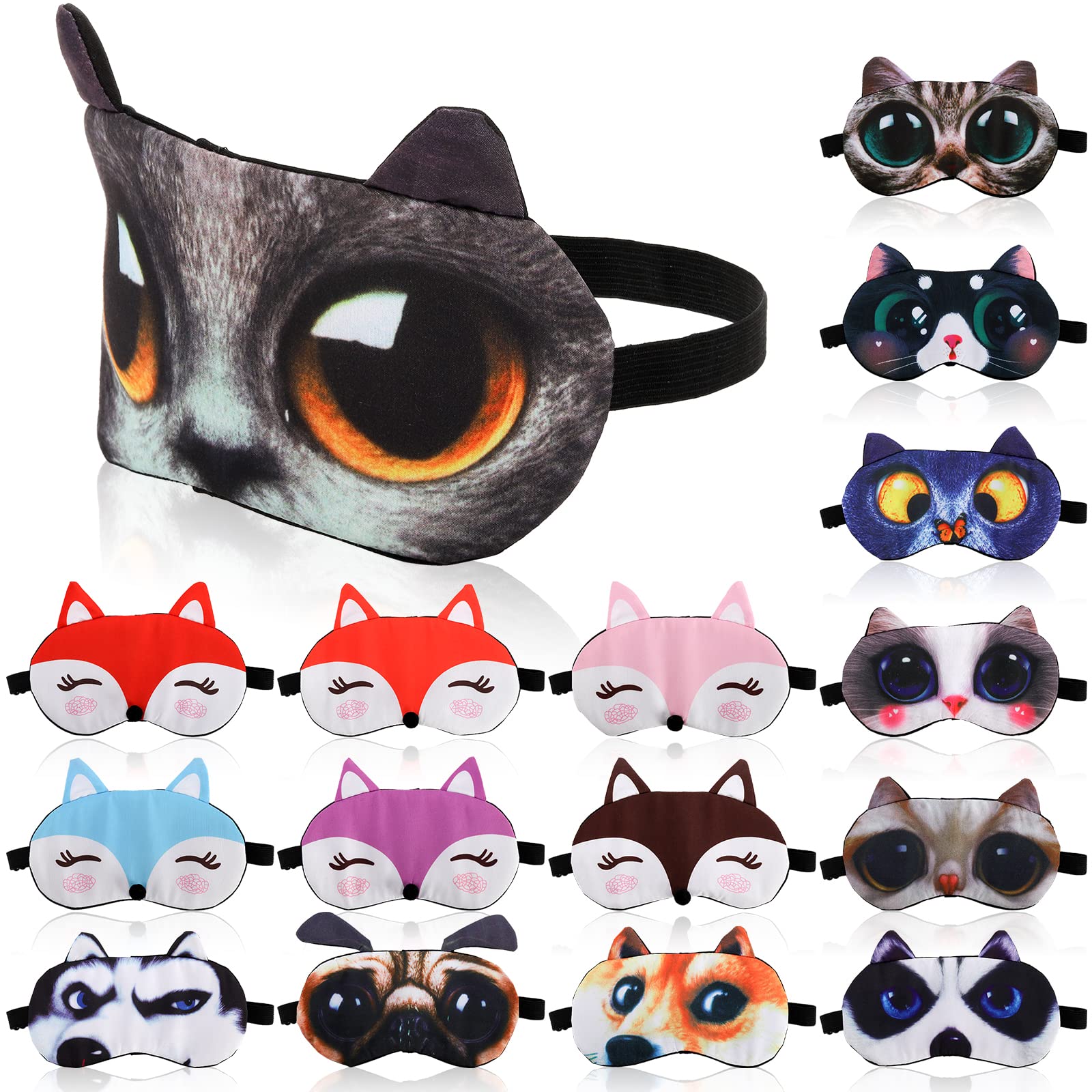 Masque yeux ZooFox, sommeil sans lumière pour détente à domicile.