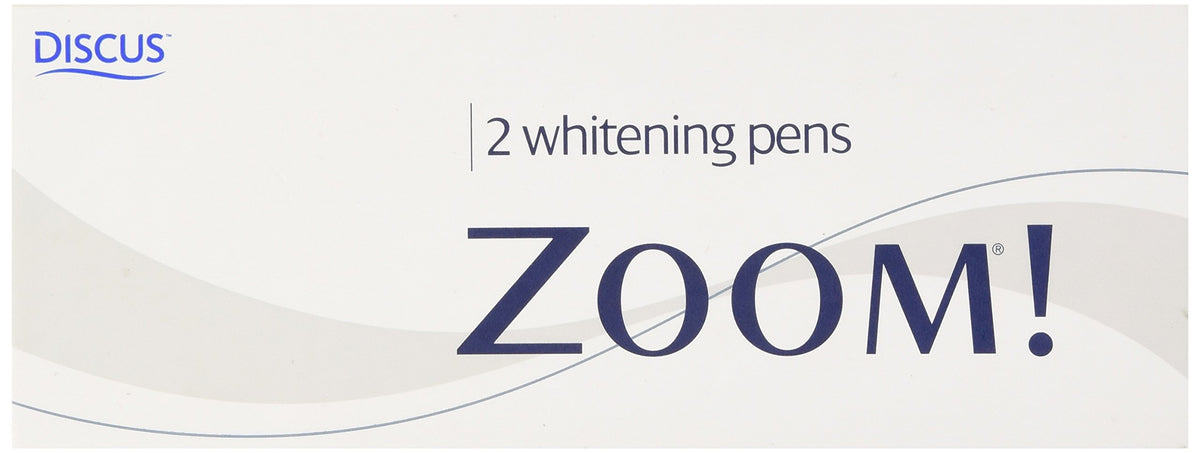 Stylo blanchiment Zoom, paquet de deux, pratique pour un sourire plus éclatant au quotidien