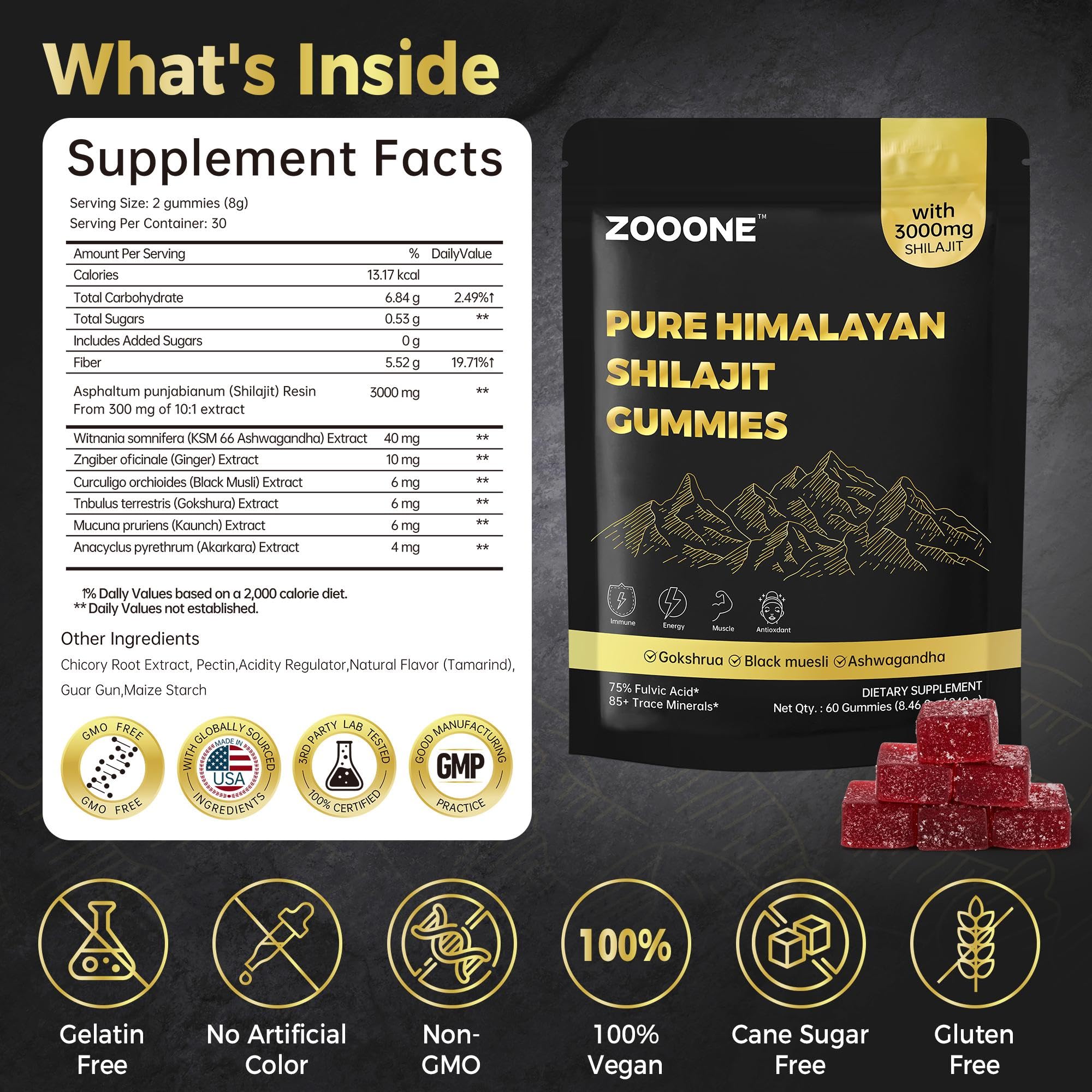 Dose individuelle Zooone Shilajit, ritualisation simple et prise pratique au quotidien.