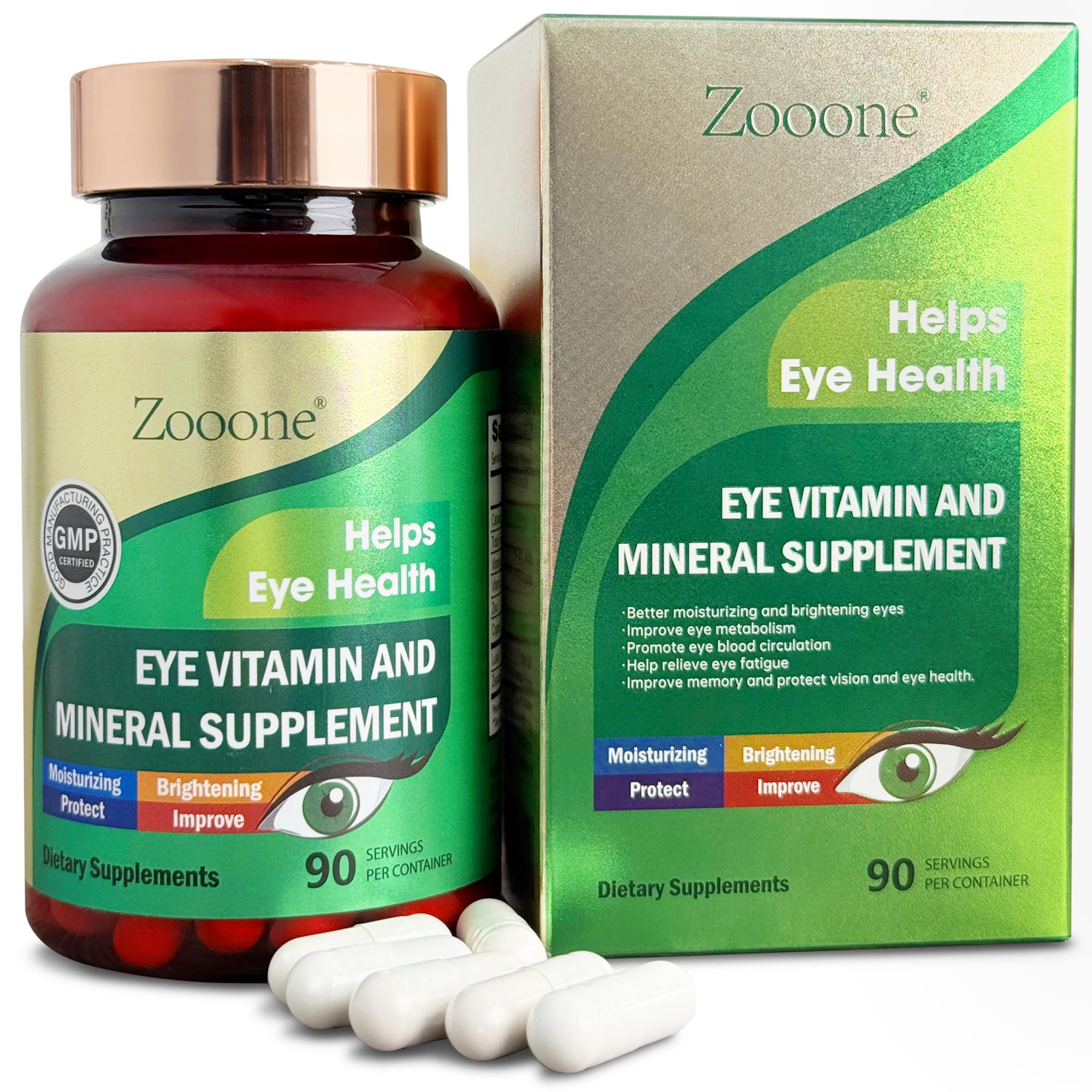 Gélules Zooone luteine-zeaxanthine pour une vision plus nette et soutenue.