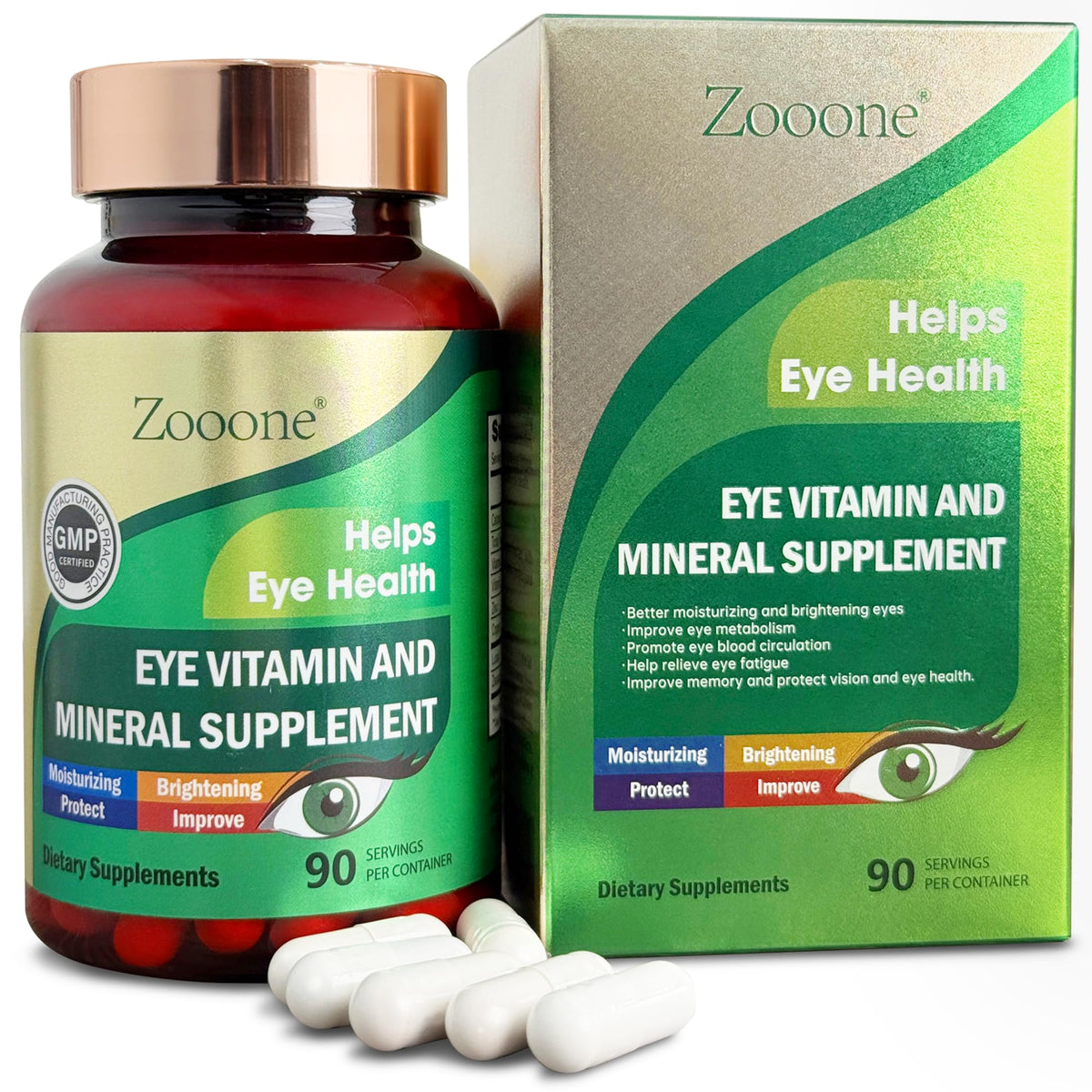 Gélules Zooone luteine-zeaxanthine pour une vision plus nette et soutenue.