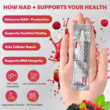 ZOOONE NAD+ Résveratrol et quercétine pour un métabolisme sain.