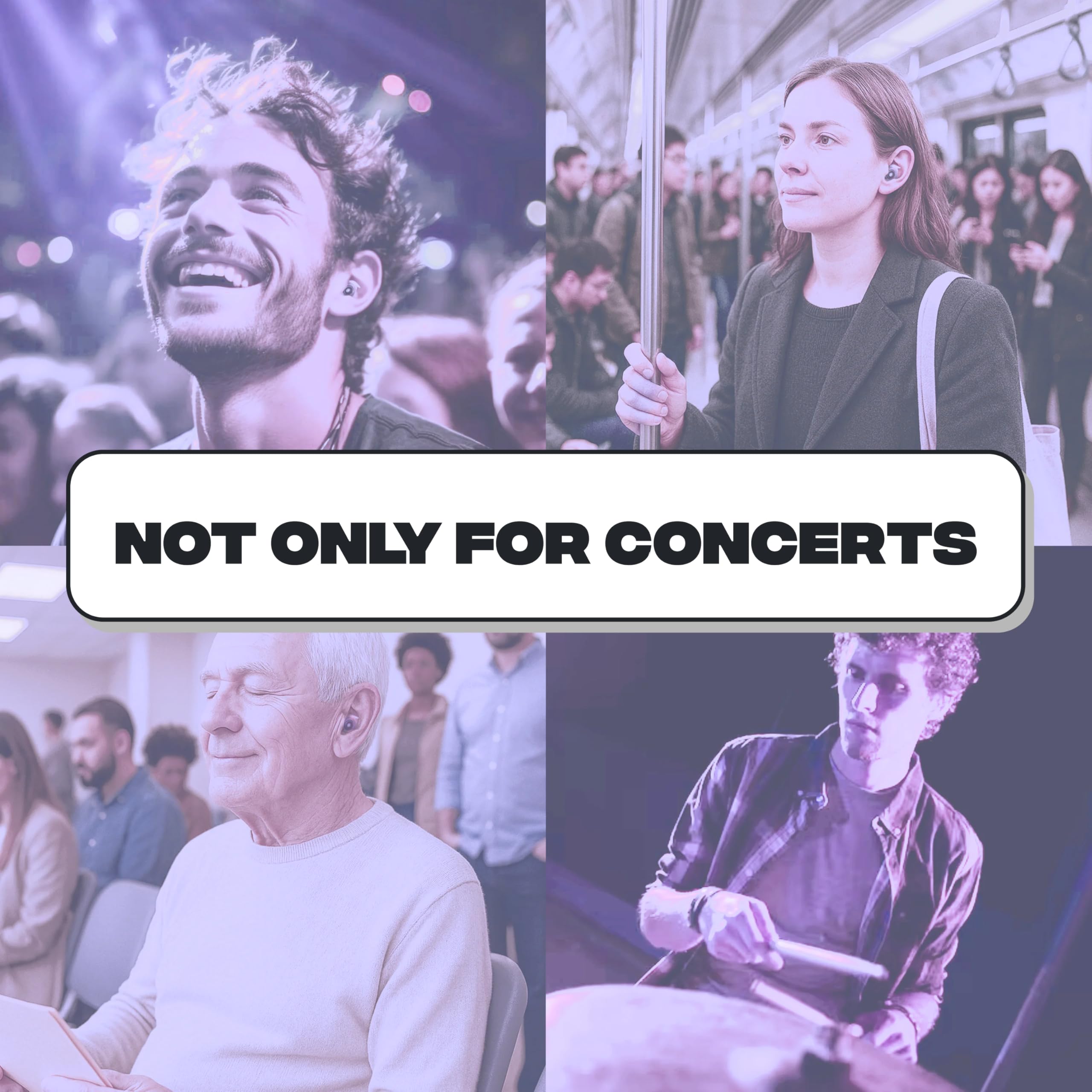 Accessoires Zound pour concerts, profiter du son tout en protégeant l’audition.