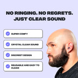 Bouchons Zound discrets au concert, protection auditive sans compromis.
