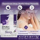 Patch Zovira Sleep Patches à la lavande, aromathérapie apaisante.
