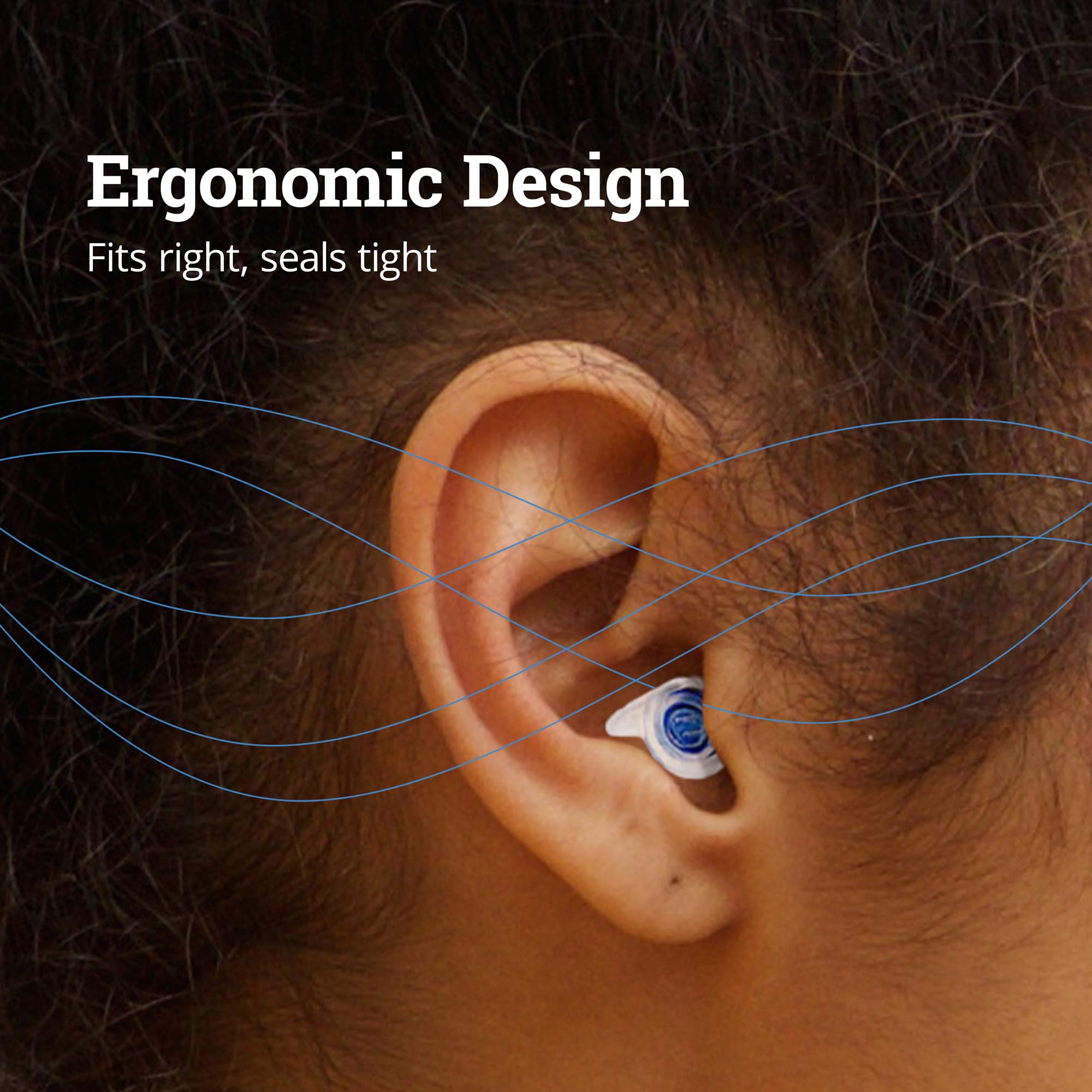 Bouchons d’oreilles ZQuiet tailles différentes pour un ajustement personnalisé et confortable.