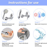 ZQZXD Connectique-douche-universelle, compatibilité avec les douches standards.
