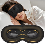 Masque ZRUHIG sommeil 3D-coupe, réducteur de pression, sommeil profond sans lumière.