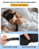 Masque ZRUHIG sommeil voyage, idéal en avion pour bloquer la lumière.
