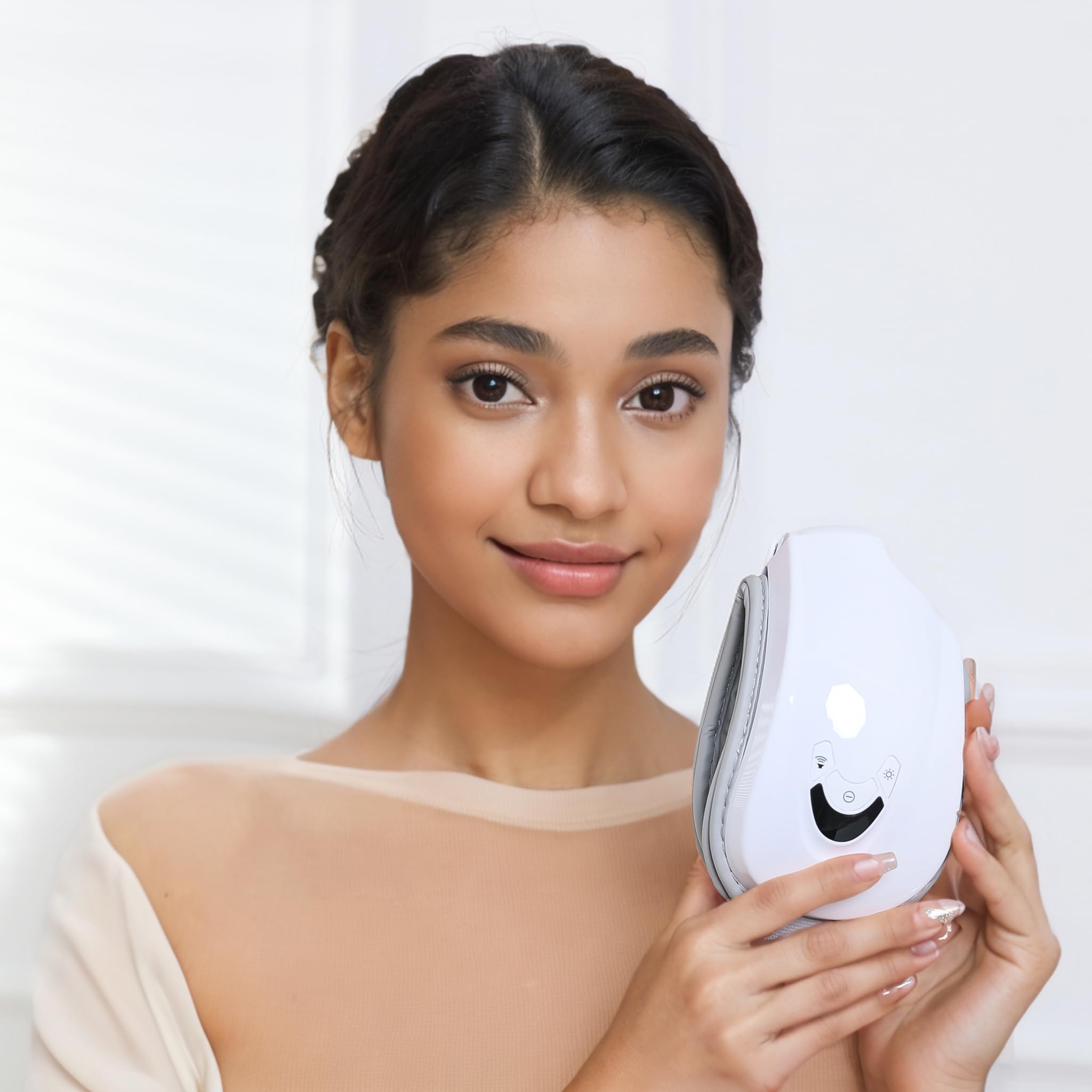 Massage yeux ZUKULIFE double couche, confort et sécurité accrus.