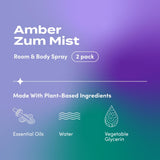 Zum Indigo Wild Mist ambre aromatique, notes vetiver et patchouli pour une ambiance.