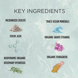 Zuma Nutrition Tonique Zeolite, riches en minéraux volcaniques et marins pour un rituel quotidien.